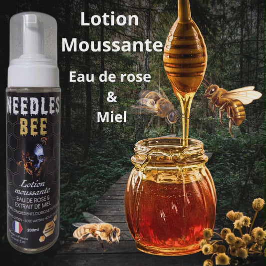🐝Lotion Moussante Eau de Rose et Miel🐝